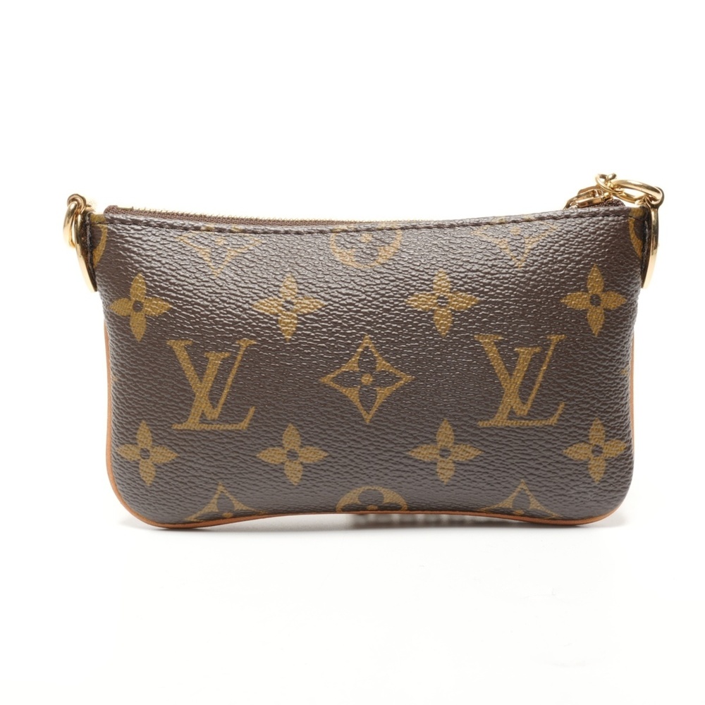 LOUIS VUITTON Authentic Brown Monogram Pochette Shoulder Bag - Picture 2 of 12